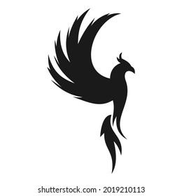 elegant unique phoenix logo design