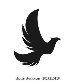 elegant unique phoenix logo design