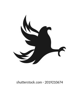 elegant unique phoenix logo design