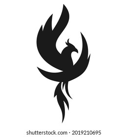 elegant unique phoenix logo design