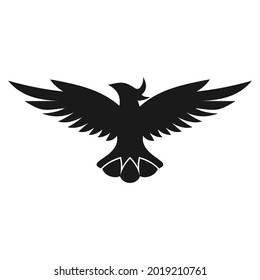 elegant unique phoenix logo design