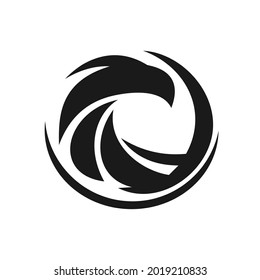 elegant unique phoenix logo design