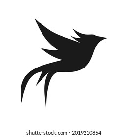 elegant unique phoenix logo design