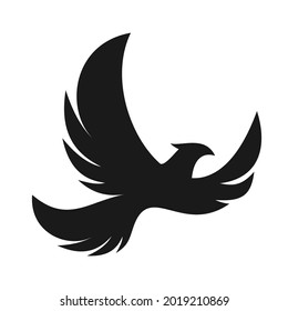 elegant unique phoenix logo design