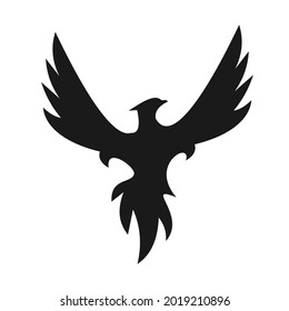 elegant unique phoenix logo design