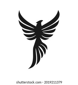 Elegant Unique Phoenix Logo Design Stock Vector (Royalty Free ...