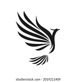 diseño elegante y único del logotipo de phoenix