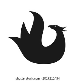 elegant unique phoenix logo design