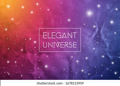 Elegant universe scientific outer space wallpaper.