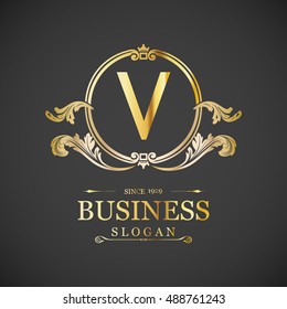 Elegant V logo