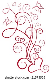 Elegant valentine design