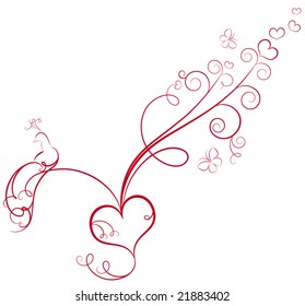 Elegant valentine design