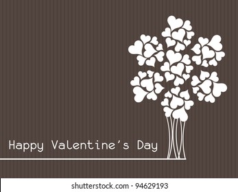 Elegant Valentine's Day background. Vector illustration