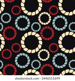 Elegant variegated seamless pattern. Vector illustration for print, fabric, cover, packaging, interior decor, blog decoration and other your projects.