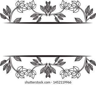 Elegant various card, beautiful flower and leaf. Vector