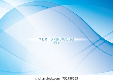 Elegant vector abstract background. Blue abstract wave background. Backdrop in cold colors with light and shadow effect, wavy elements and gradients. - Powered by Shutterstock - Get 15% off with code: PIKWIZARD15