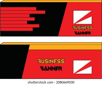 Elegante vectorial abstracto diseño de banner plantilla web para soporte comercial y publicidad