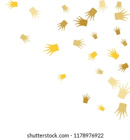 Elegant vector background with colored crowns. Simple gentle template for the card, invitation, printing. Fashionable decoration with beautiful crowns.
