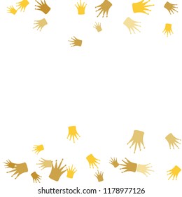 Elegant vector background with colored crowns. Simple gentle template for the card, invitation, printing. Fashionable decoration with beautiful crowns.
