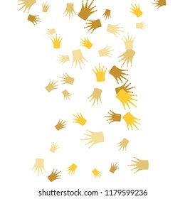 Elegant vector background with colored crowns. Simple gentle template for the card, invitation, printing. Fashionable decoration with beautiful crowns.
