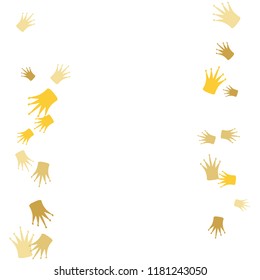 Elegant vector background with colored crowns. Simple gentle template for the card, invitation, printing. Fashionable decoration with beautiful crowns.
