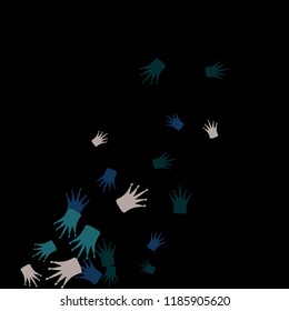 Elegant vector background with colored crowns. Simple gentle template for the card, invitation, printing. Fashionable decoration with beautiful crowns.
