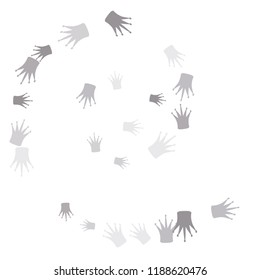 Elegant vector background with colored crowns. Simple gentle template for the card, invitation, printing. Fashionable decoration with beautiful crowns.

