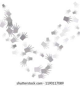 Elegant vector background with colored crowns. Simple gentle template for the card, invitation, printing. Fashionable decoration with beautiful crowns.
