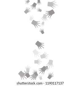 Elegant vector background with colored crowns. Simple gentle template for the card, invitation, printing. Fashionable decoration with beautiful crowns.
