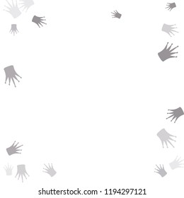 Elegant vector background with colored crowns. Simple gentle template for the card, invitation, printing. Fashionable decoration with beautiful crowns.
