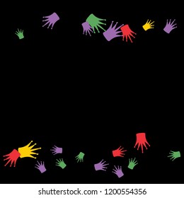 Elegant vector background with colored crowns. Simple gentle template for the card, invitation, printing. Fashionable decoration with beautiful crowns.
