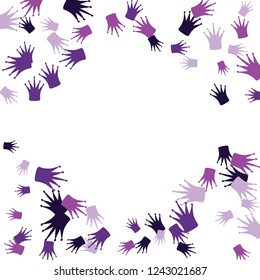 Elegant vector background with colored crowns. Simple gentle template for the card, invitation, printing. Fashionable decoration with beautiful crowns.
