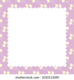 Elegant vector background with lace decoration, vintage greeting card or invitation template
