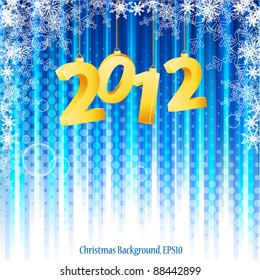 elegant vector background with snowflakes and decoration. Eps10
