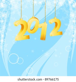 elegant vector background with snowflakes and decoration. Eps10