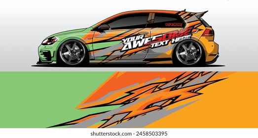 Elegant Vector Backgrounds for Car Wraps: Drive with Distinction