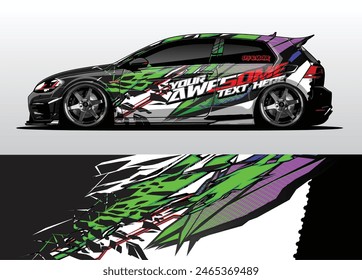 Elegant Vector Backgrounds for Car Wraps: Make a Statement