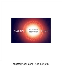 elegant vector based business card design