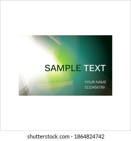 elegant vector based business card design