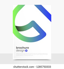 Elegant Vector Brochure Design. Abstract Flyer Mockup. Business Brochure Templates. EPS10