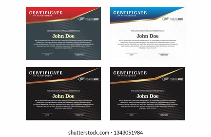 elegant vector certificate  illustration