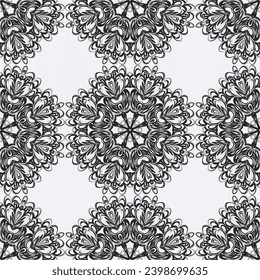 Elegant vector classic pattern. Seamless abstract background with repeating elements