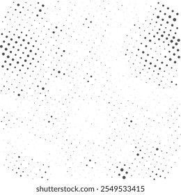 Design de vetor elegante em estilo de meio-tom retro com ponto de gradiente Burst perfeito preto e branco para o marketing de produtos e fundos