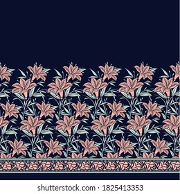 Elegant vector design for textile print and apparel.