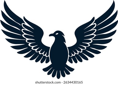 Elegant Vector Eagle Wings Graphic Element