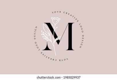 10,073 M Floral Logo Images, Stock Photos & Vectors | Shutterstock