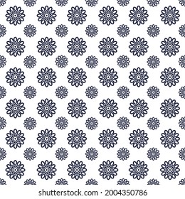 elegant vector flower pattern shape
