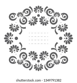 Elegant vector frame. Perfect frame can be used for wedding invitation, baby shower invitation, cover, greeting card and more creative designs