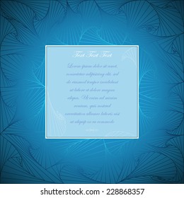 elegant vector frame with place for your text