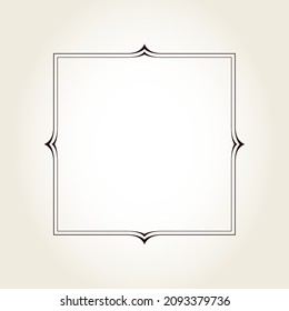 Elegant   vector frame for your projects.